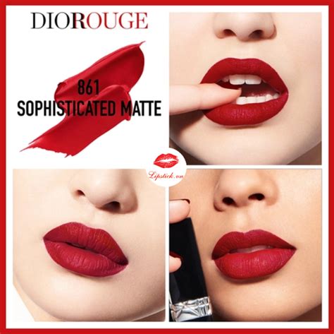 dior 861 sophisticated matte|ROUGE DIOR .